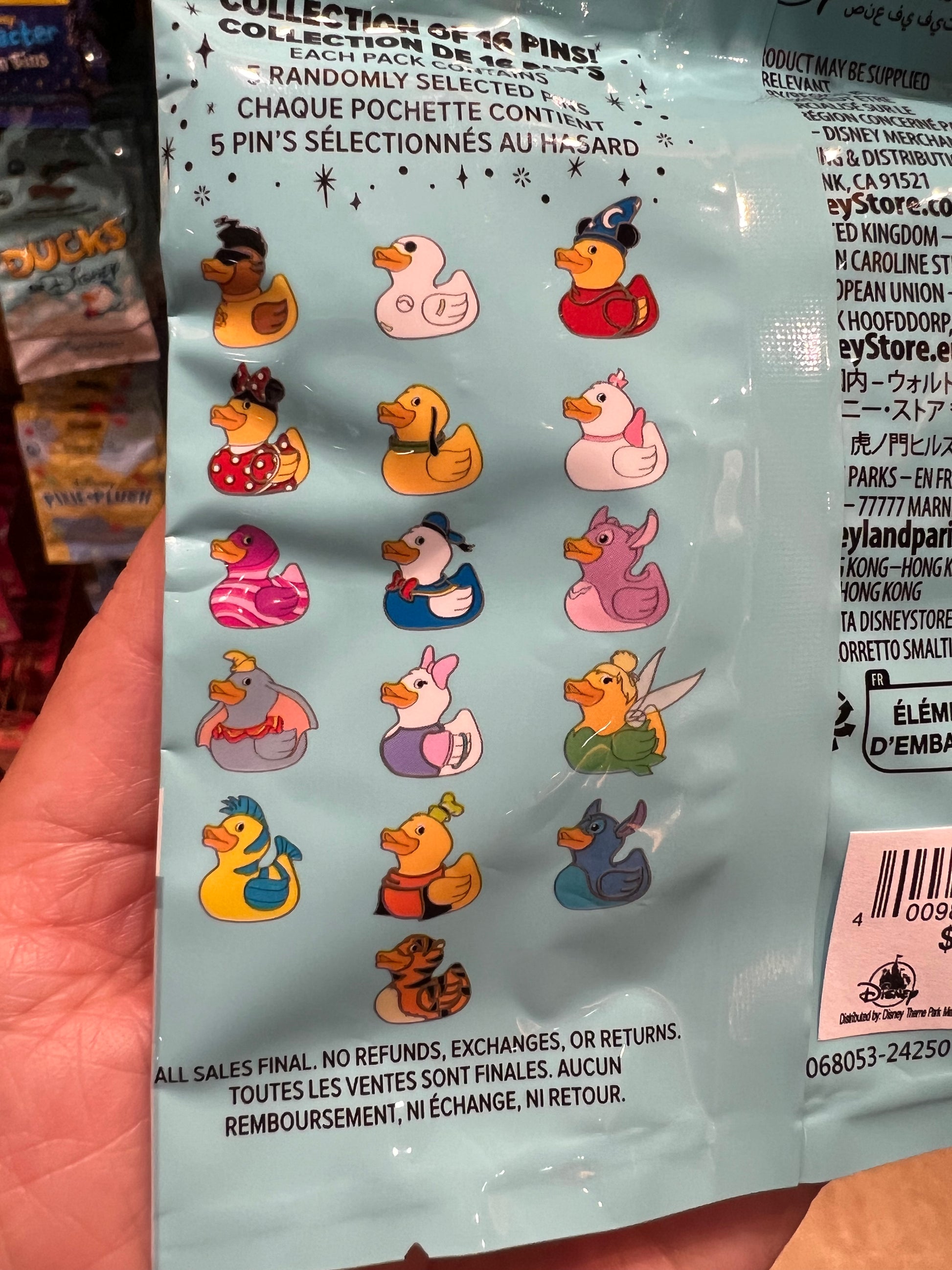 Ducks of Disney Mystery Disney Pin Pack