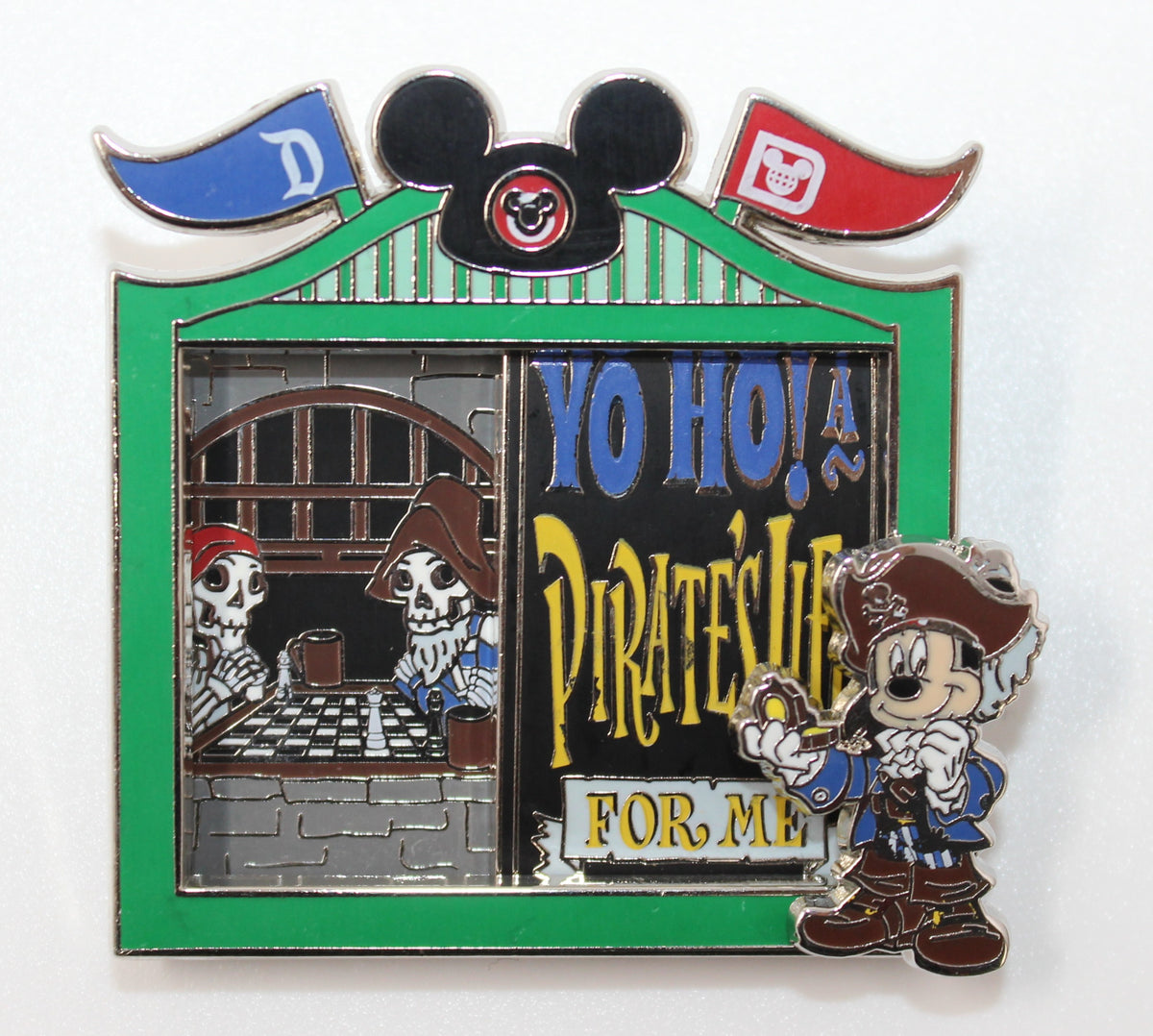 Mickey Mouse Pirates of the Caribbean Bicoastal Adventures Disney Pin