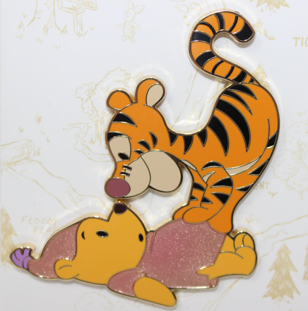 Winnie the Pooh & Tigger Hundred Acre Wood 9/12 Disney Pin Set