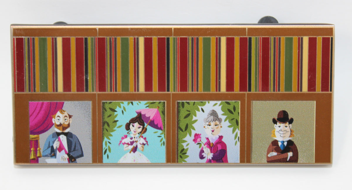 Haunted Mansion Stretching Room Portraits Sliding Limited Edition Loungefly Disney Pin