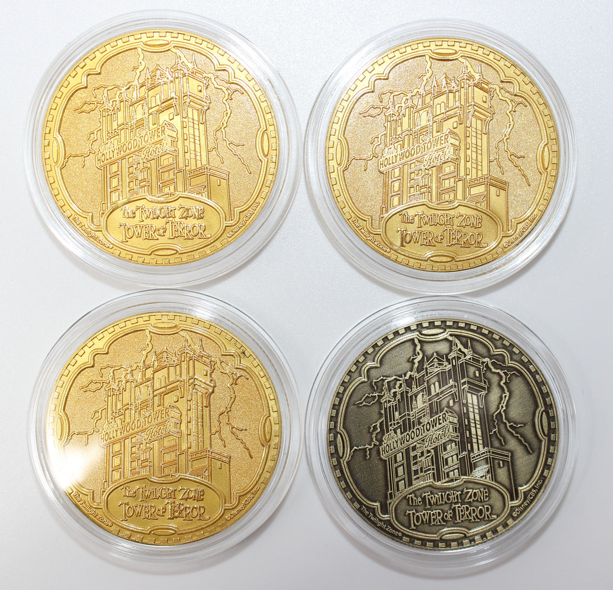 Tower of Terror Disney Medallion Set
