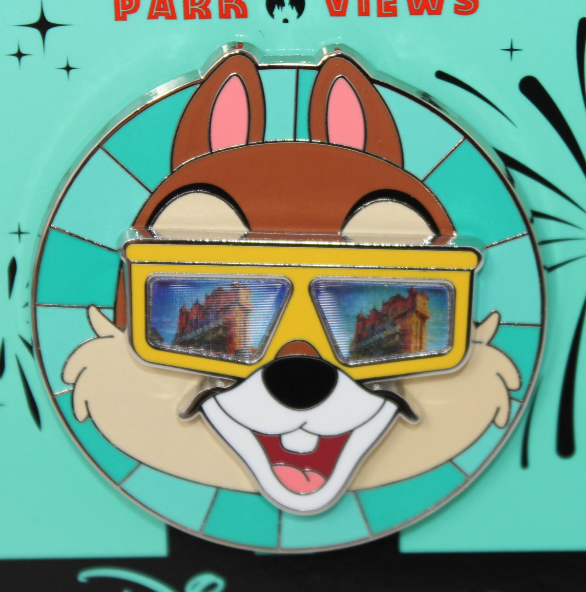 Chip Hollywood Studios Eyeconic Quarterly Series Passholder Disney Pin
