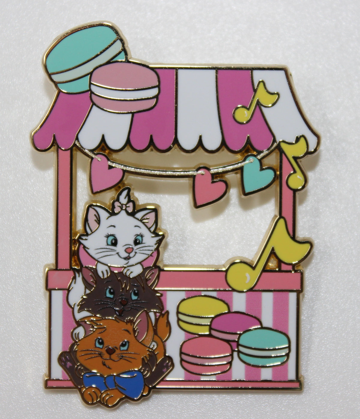 Marie Toulouse & Berlioz Cats & Dogs Food Stands Mystery BoxLunch Pin
