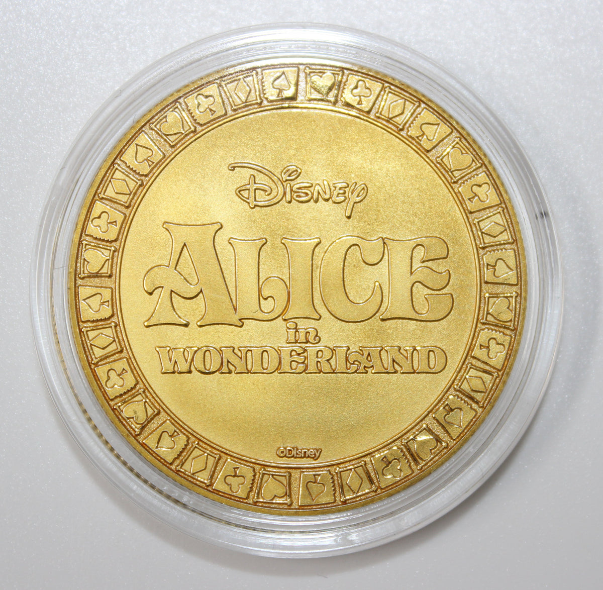 Alice & Cheshire Cat Alice in Wonderland Disney Medallion