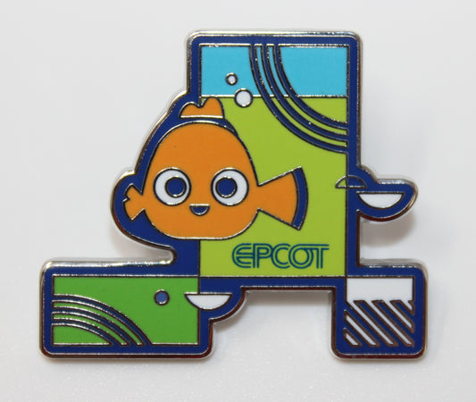 Nemo Epcot Mystery Disney Pin