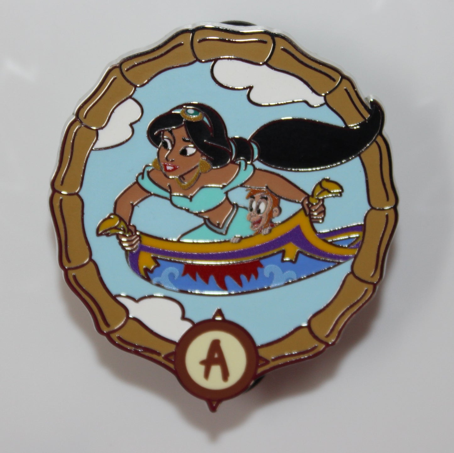 Jasmine Abu & Carpet Adventureland Mystery Disney Pin