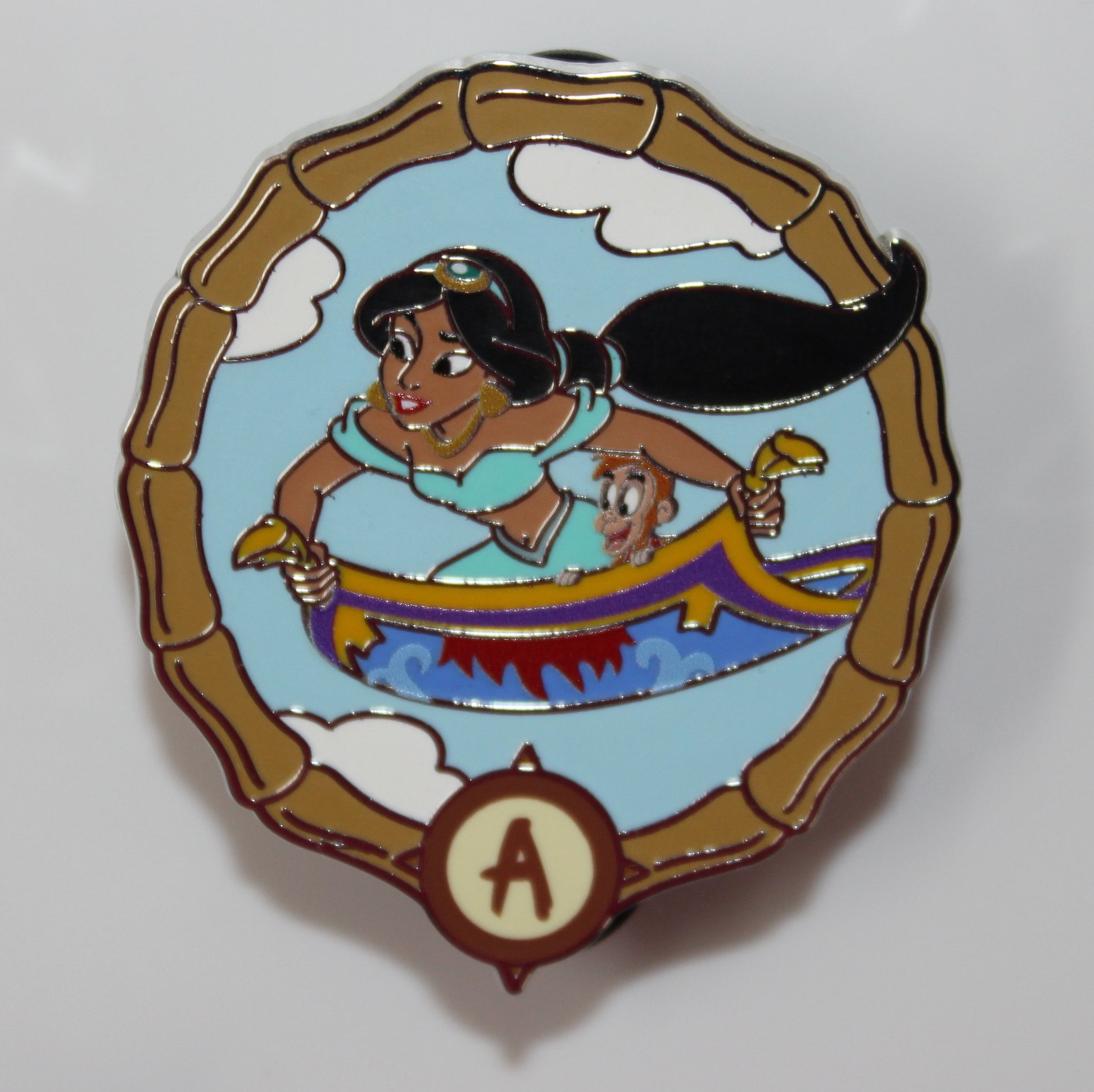 Jasmine Abu & Carpet Adventureland Mystery Disney Pin