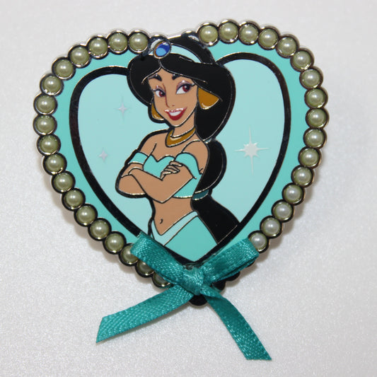 Jasmine Disney Princess Heart Portraits Mystery BoxLunch Pin
