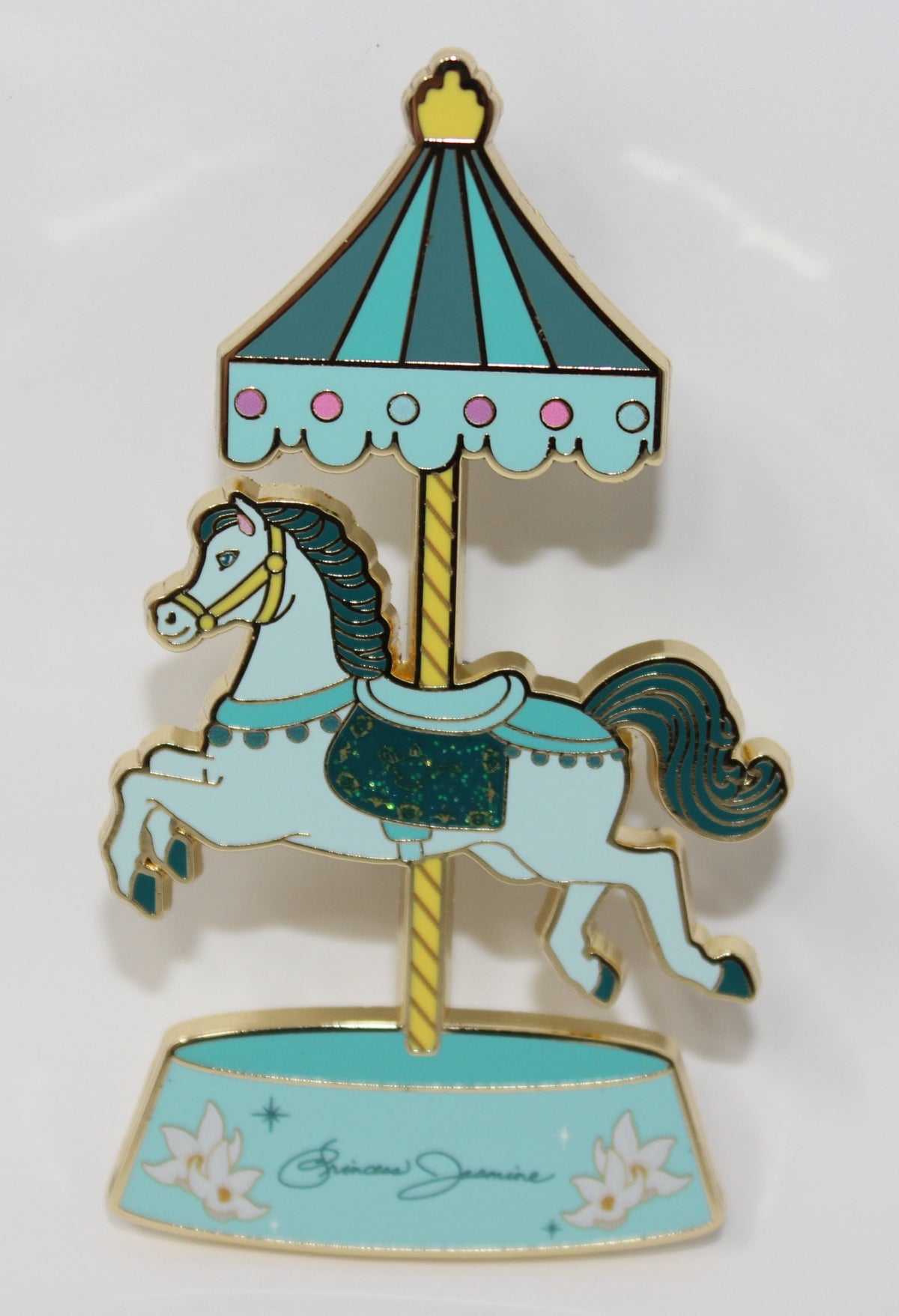 Jasmine Disney Princess Royal Carousel Pink a la Mode Mystery Disney Pin