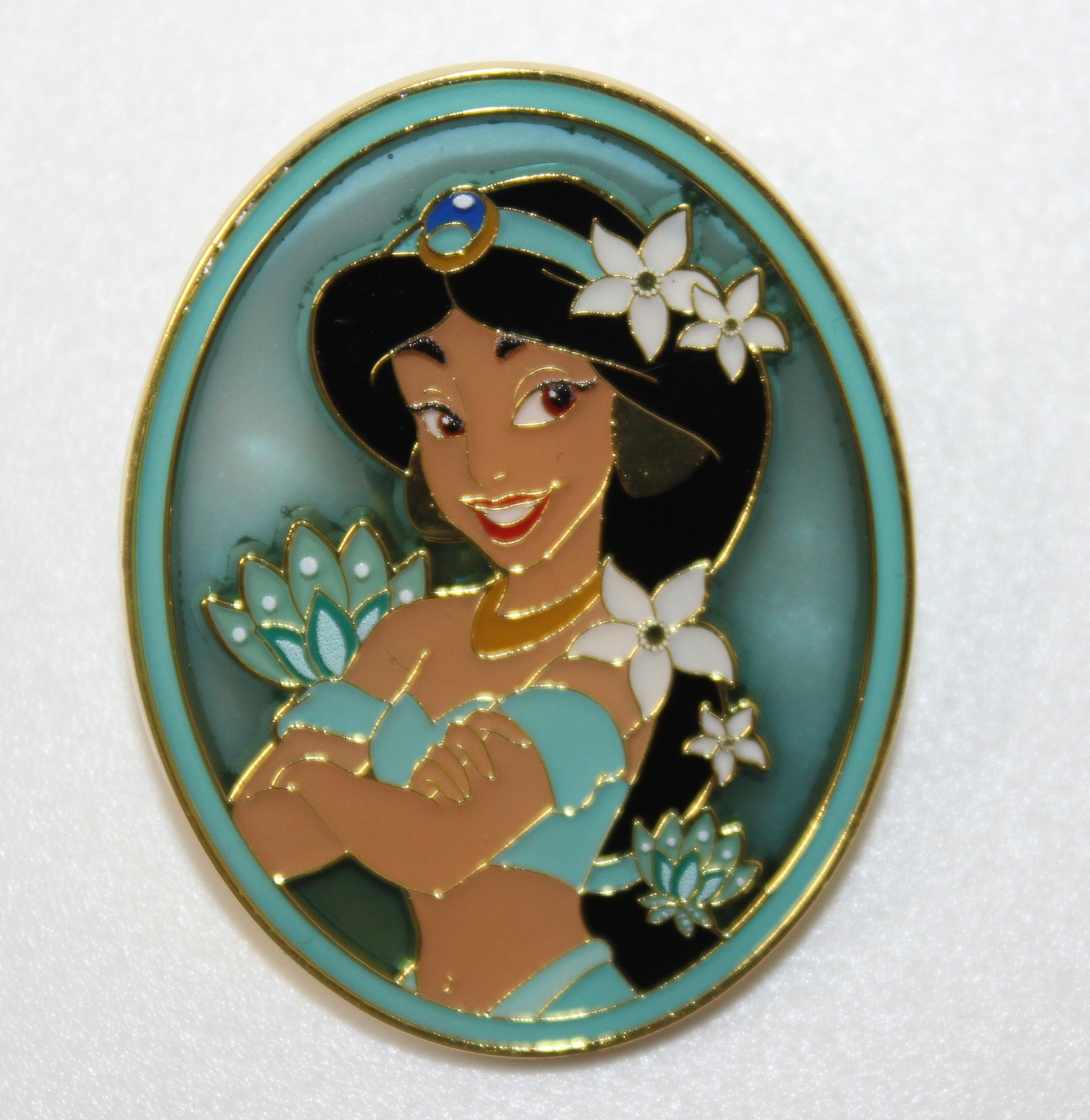 Jasmine Disney Princess Stained Glass Portrait Mystery Loungefly Pin