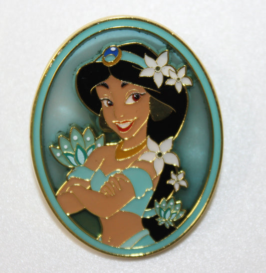 Jasmine Disney Princess Stained Glass Portrait Mystery Loungefly Pin