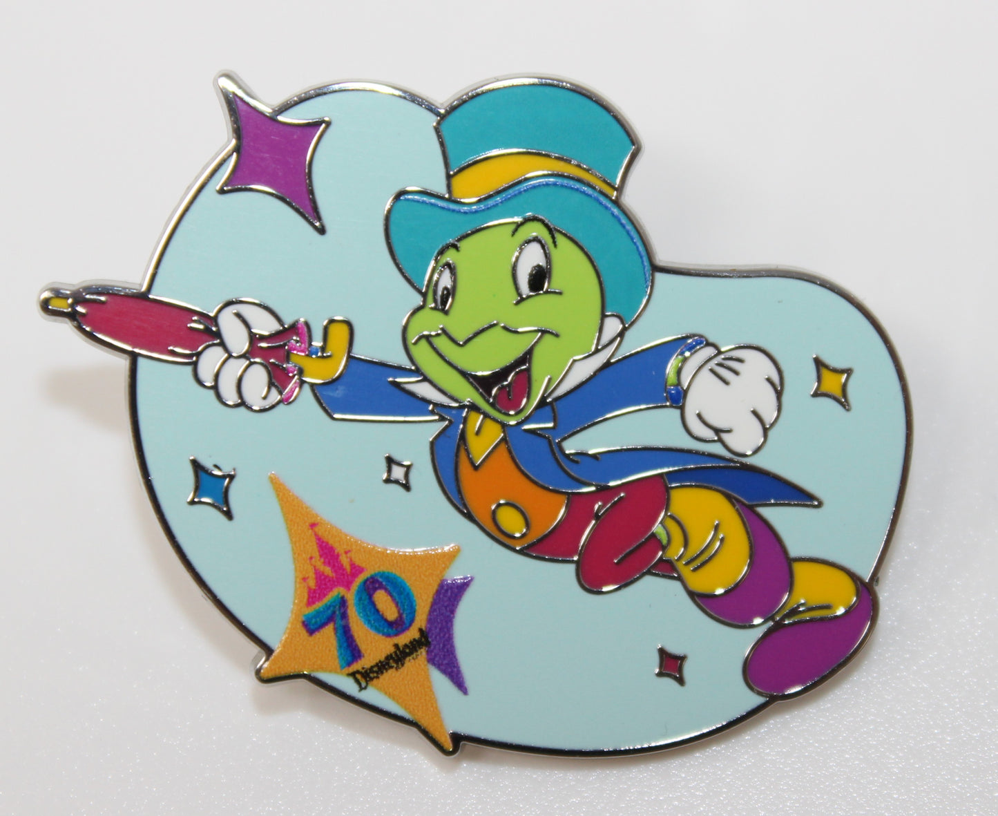 Jiminy Cricket Disneyland 70th Anniversary Mystery Disney Pin