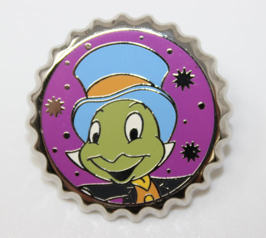 Jiminy Cricket Magical Mystery Series 9 Bottle Caps Disney Pin