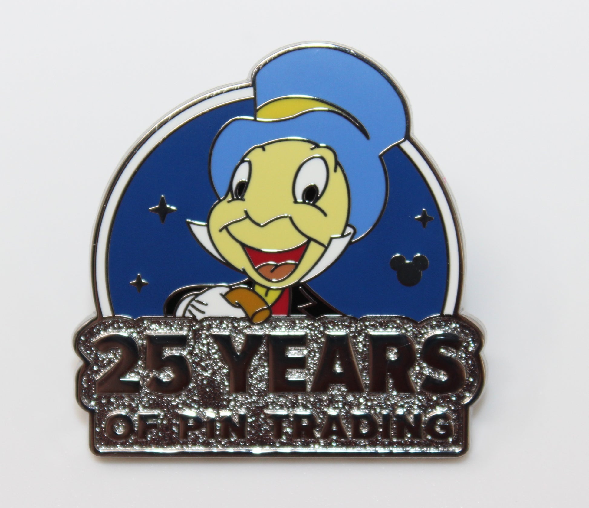 Jiminy Cricket Pin Trading 25th Anniversary Disneyland 2025 Hidden Disney Wave A Pin