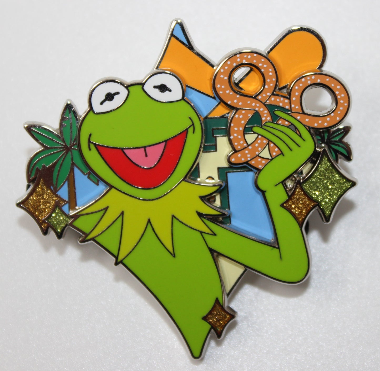 Kermit with Mickey Pretzel Disney Artist Collection Disney Pin