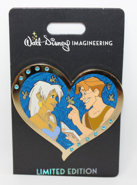 Kida & Milo WDI Valentine's Day 2025 Gem Hearts Disney Pin
