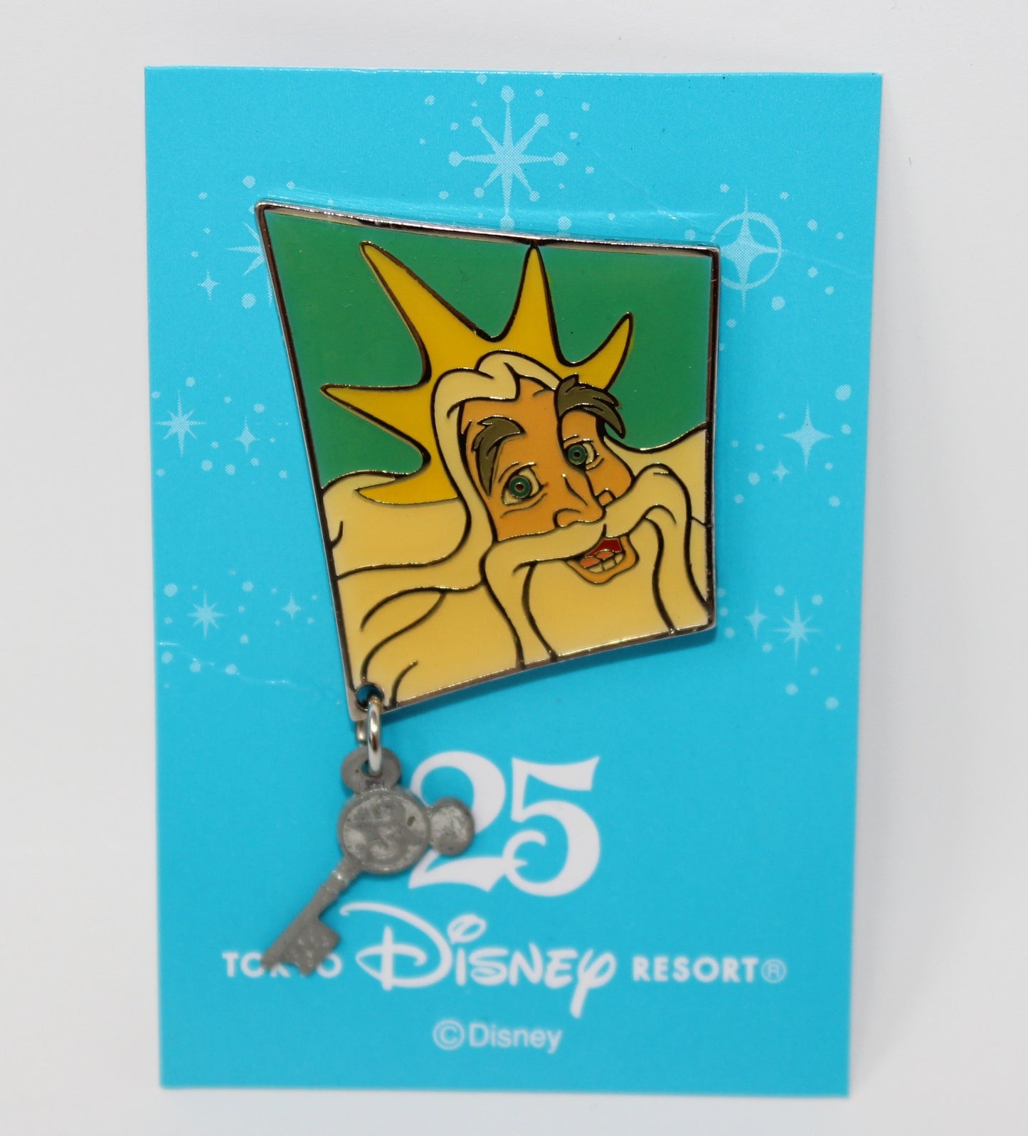 King Triton Tokyo Disneyland 25th Anniversary Key Collection Disney Pin