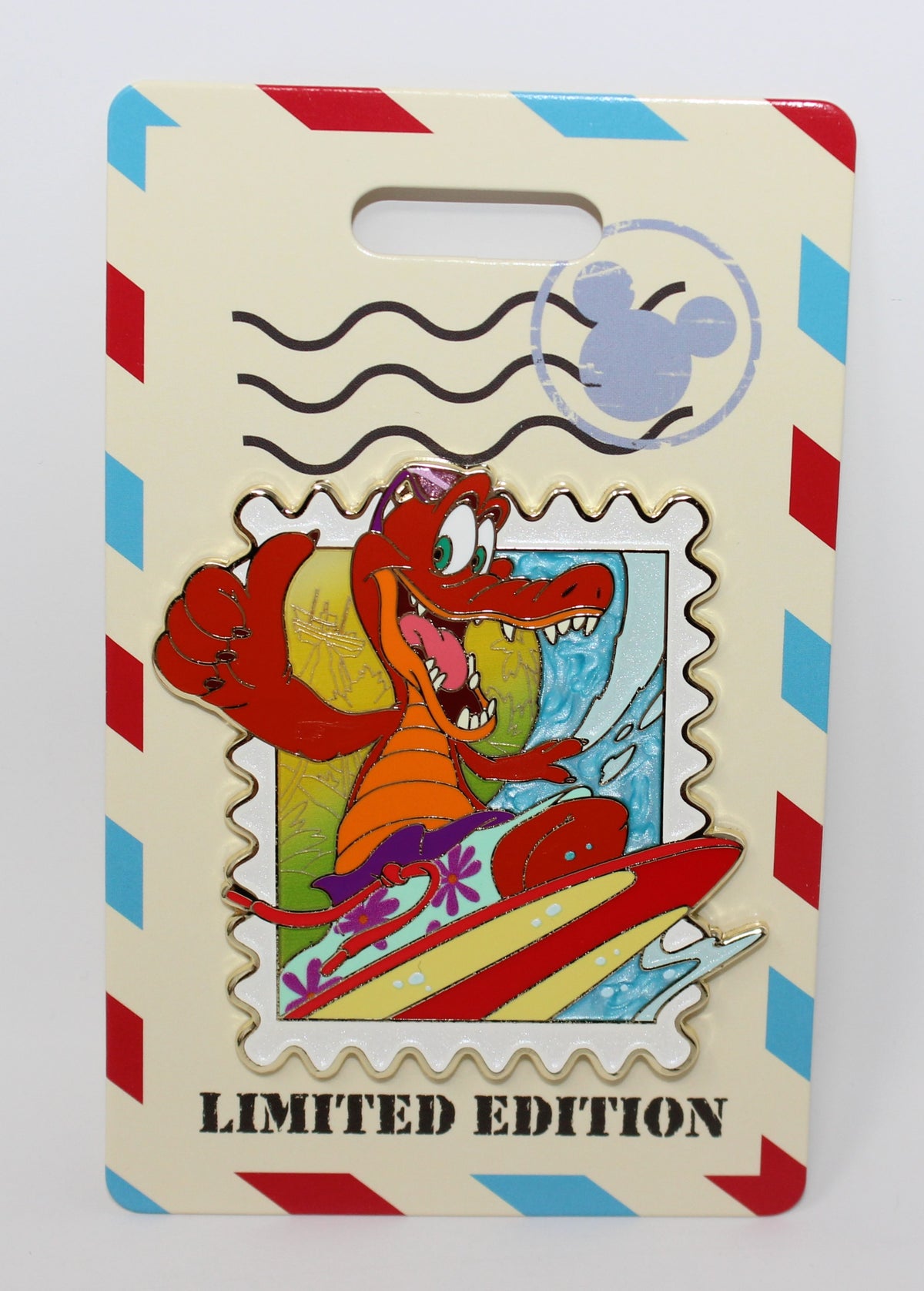 Lagoona Gator WDI Disney Park Stamps Disney Pin