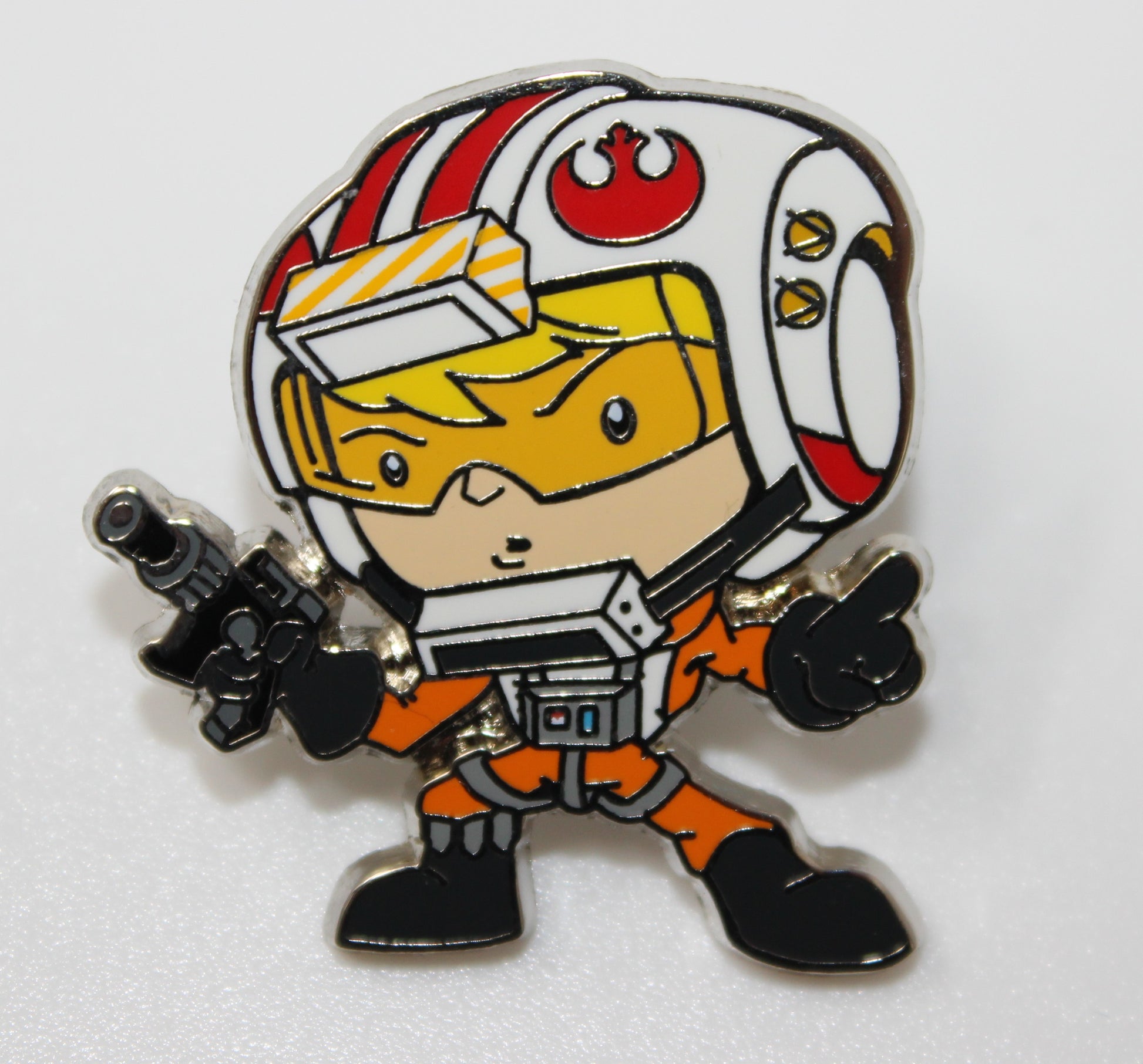 Luke Skywalker Rebel Pilot Classic Cutie Star Wars Mystery Disney Pin