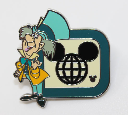 Mad Hatter Walt Disney World Logo Chaser 2025 Wave B Hidden Disney Pin
