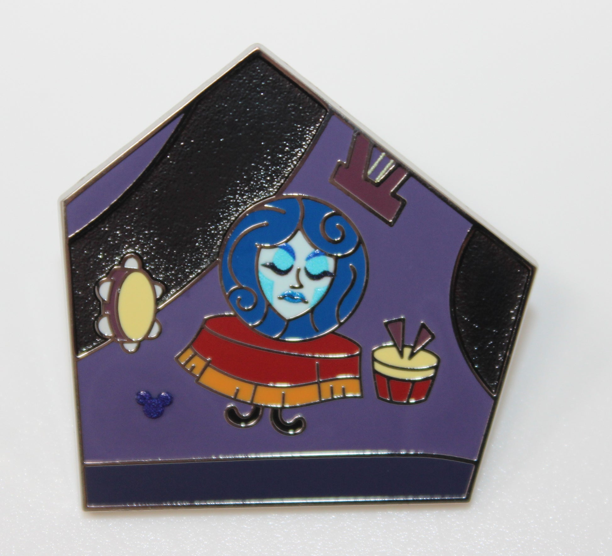 Madame Leota Haunted Mansion Attraction Map Puzzles Mystery Disney Pin
