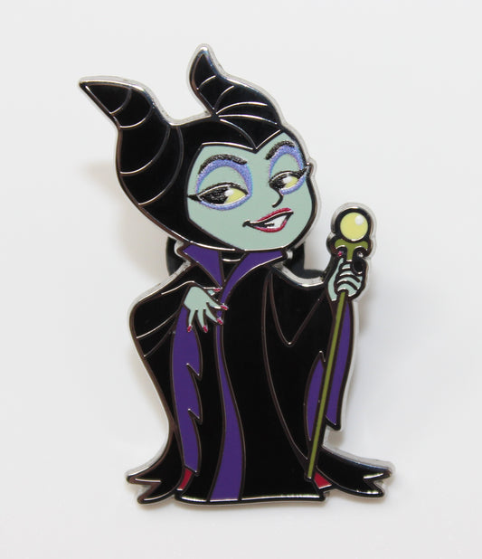 Maleficent Chibi Villians Booster Disney Pin