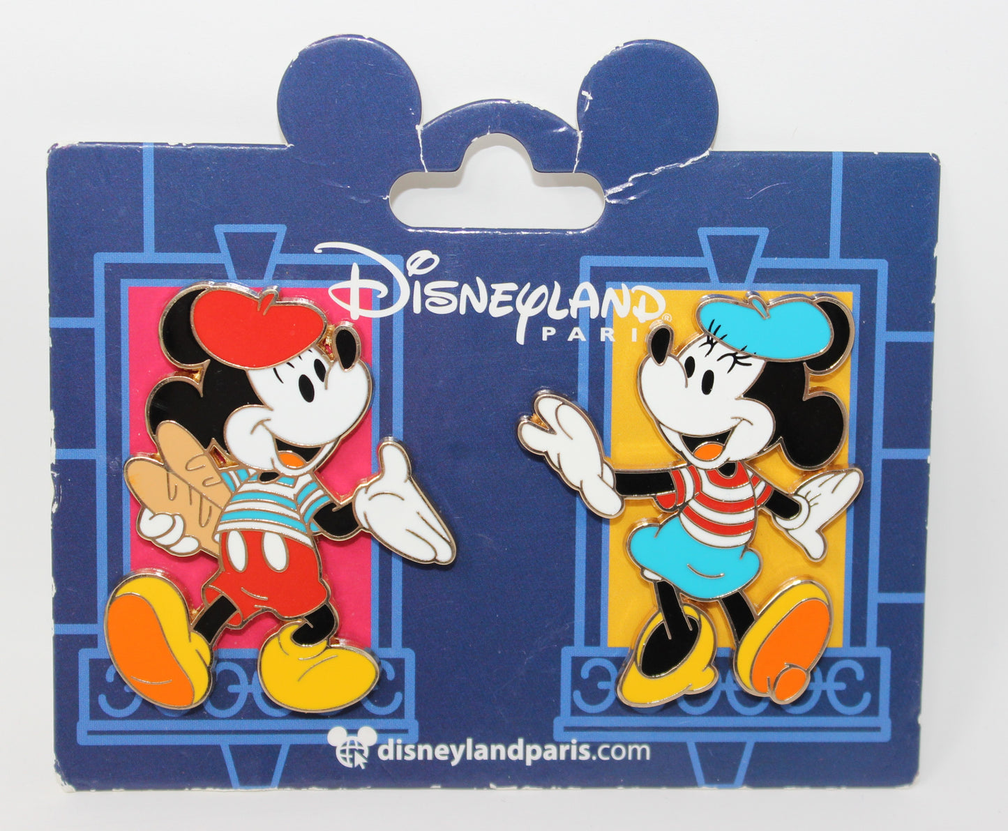 Mickey & Minnie Disneyland Paris Disney Pin Set