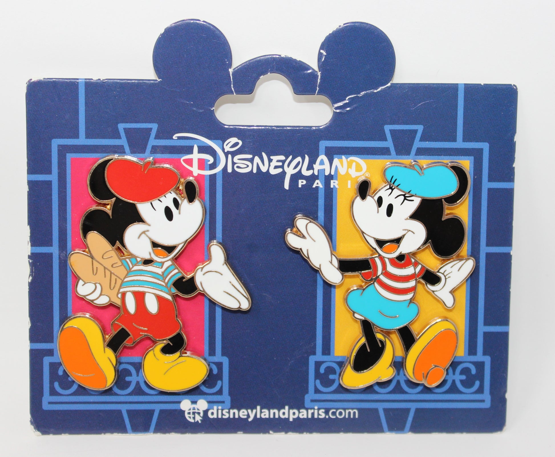 Mickey & Minnie Disneyland Paris Disney Pin Set