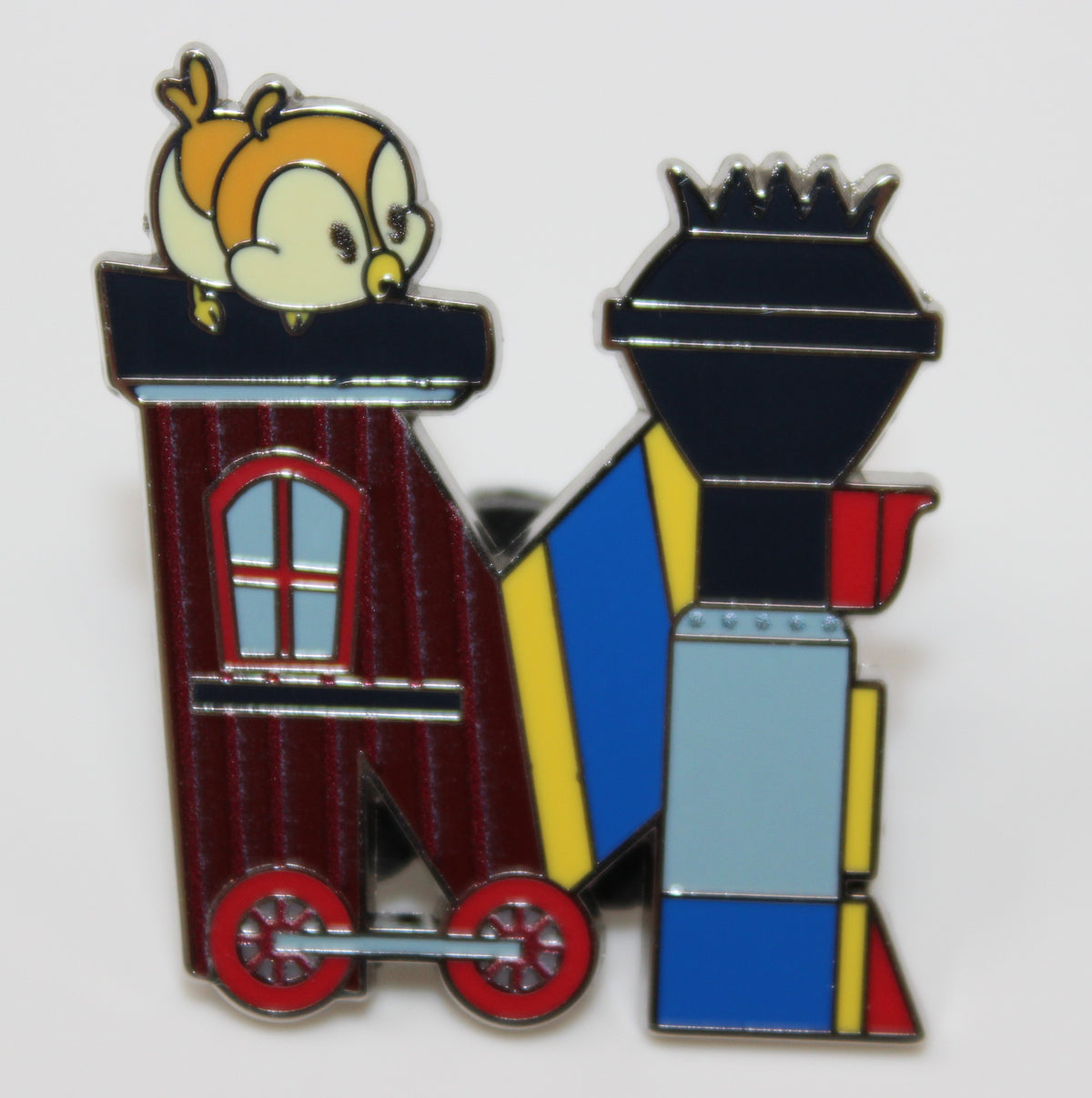 Mickey & Minnie's Runaway Railway M Attraction Alphabet Mystery Disney Pin