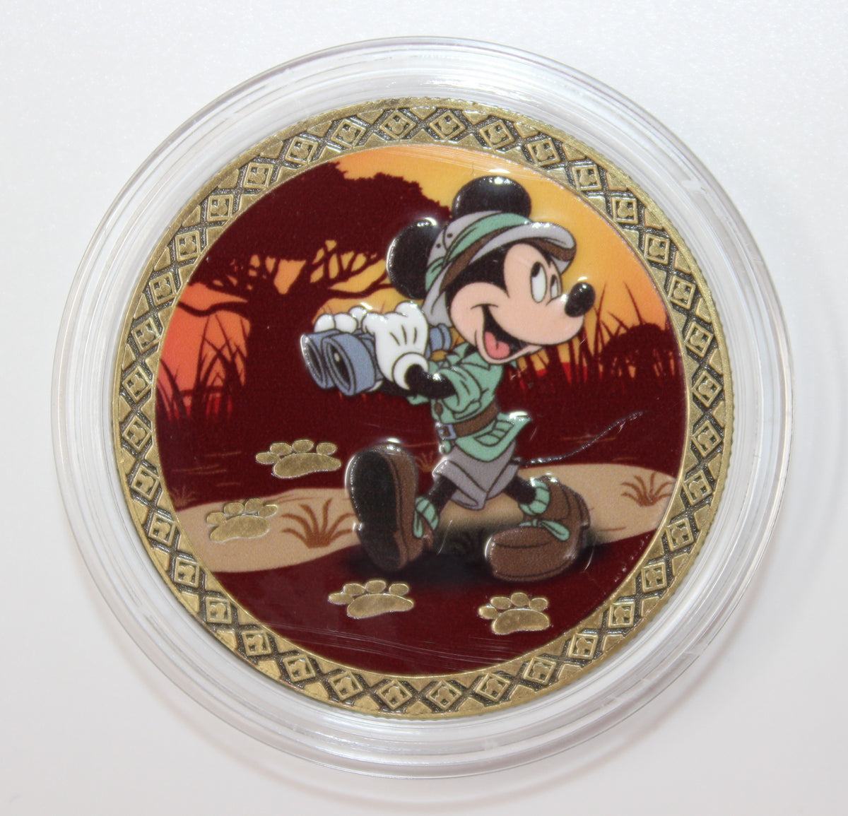 Mickey Mouse Animal Kingdom Disney Medallion