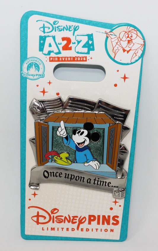 Mickey Mouse Once Upon a Time A-2-Z Disney Pin