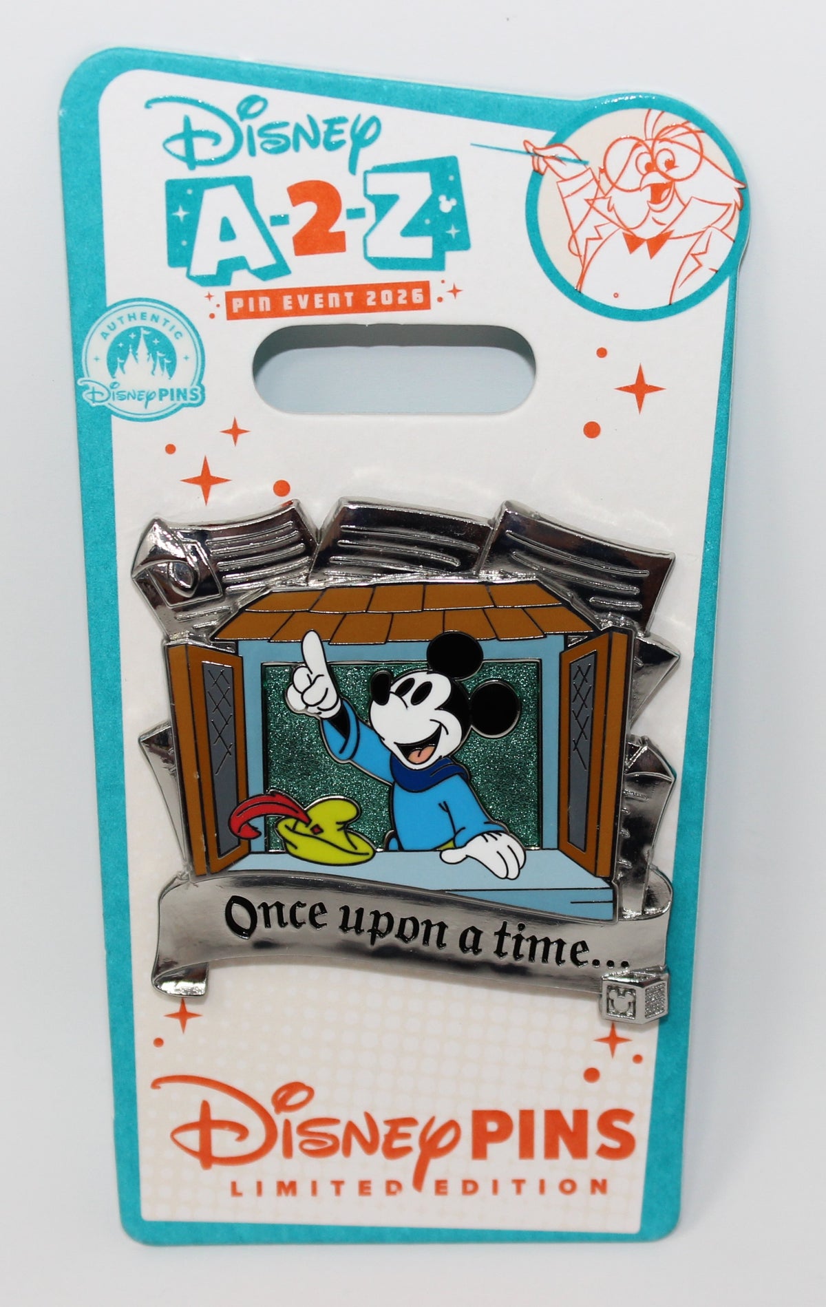 Mickey Mouse Once Upon a Time A-2-Z Disney Pin