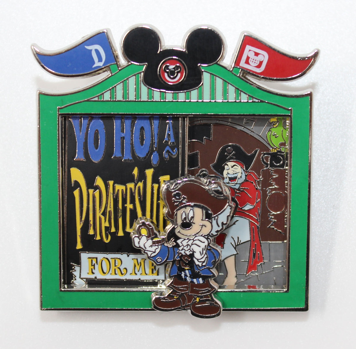 Mickey Mouse Pirates of the Caribbean Bicoastal Adventures Disney Pin