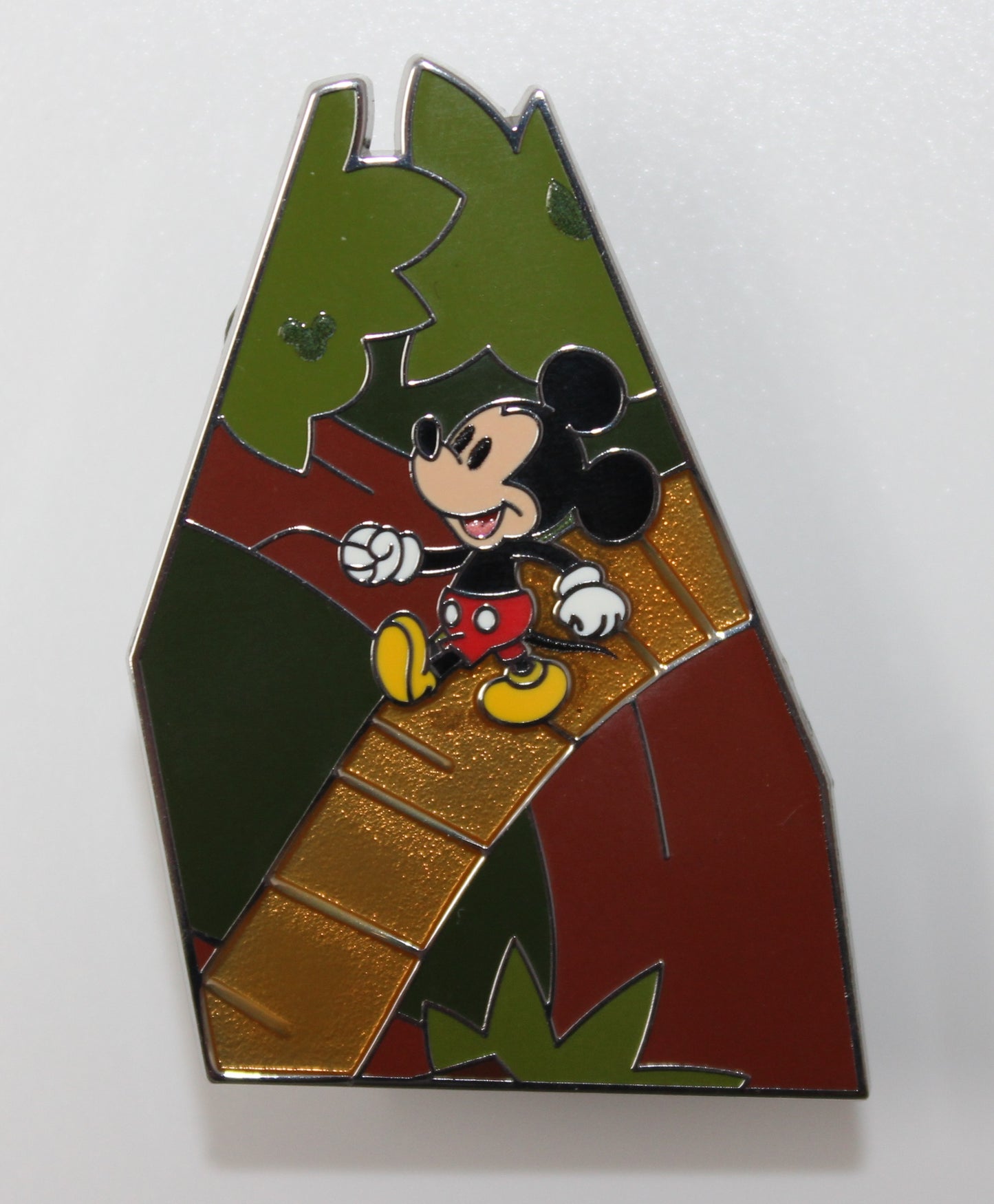 Mickey Mouse Swiss Family Treehouse Attraction Map Puzzles Mystery Disney Pin