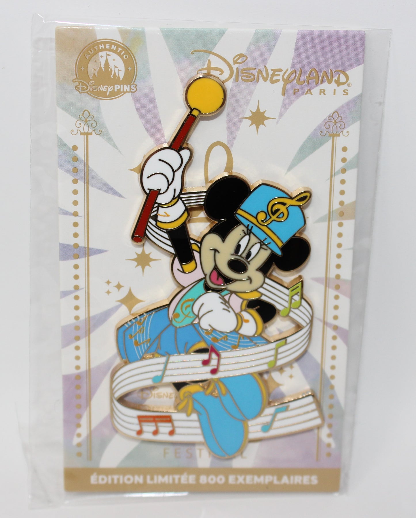 Minnie Mouse 2025 Music Festival Disneyland Paris Disney Pin