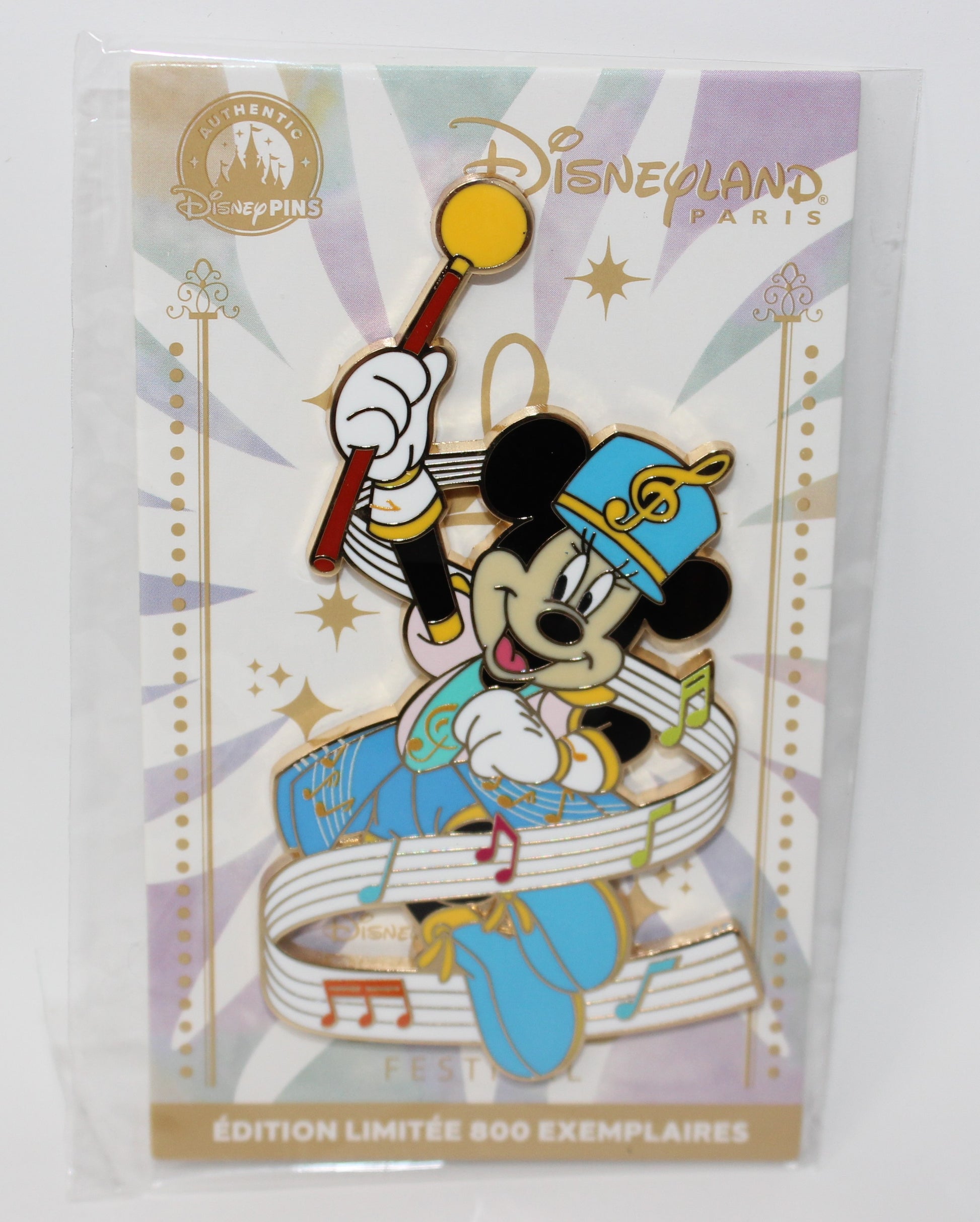 Minnie Mouse 2025 Music Festival Disneyland Paris Disney Pin