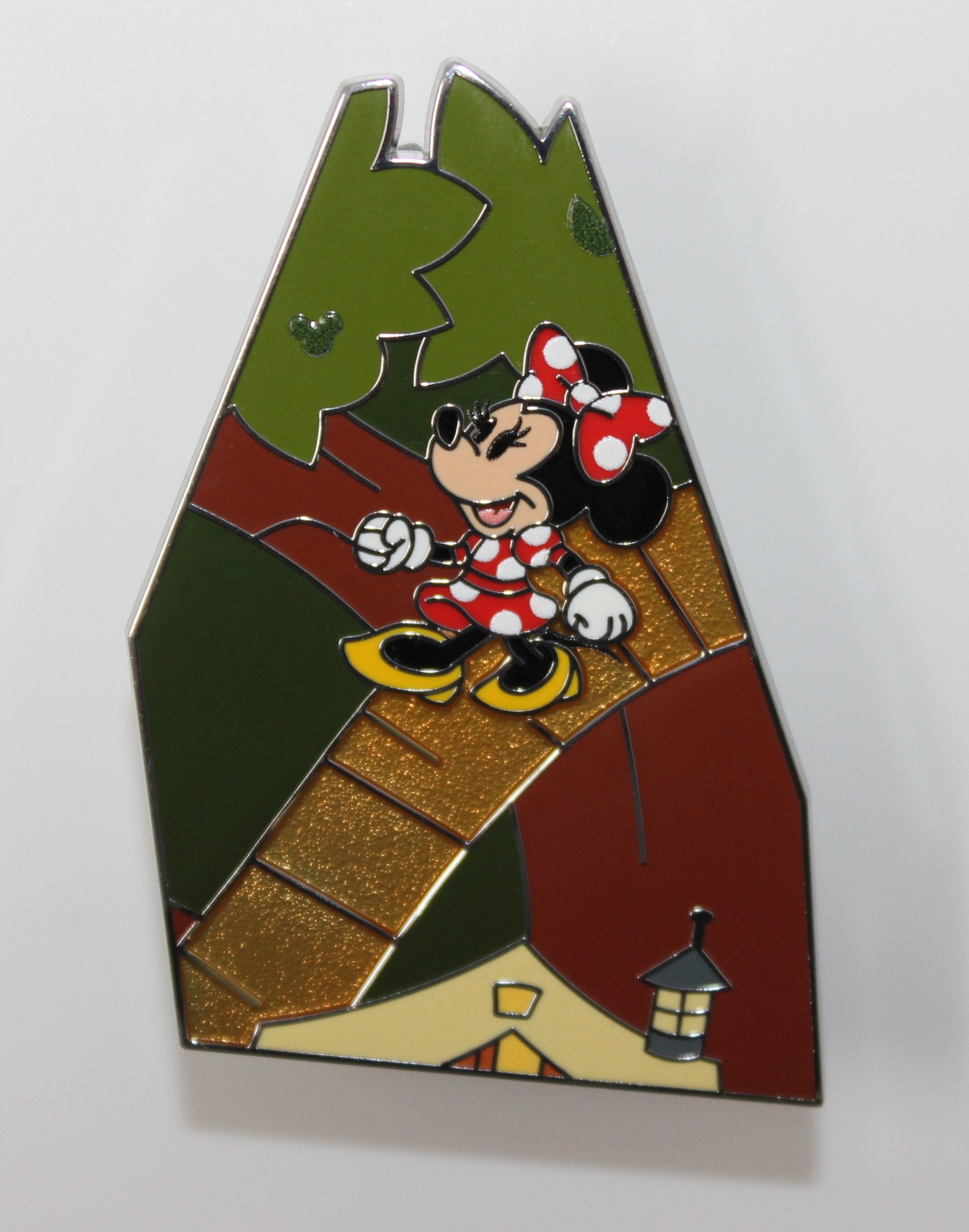 Minnie Mouse Disneyland Swiss Family Treehouse Attraction Map Puzzles Mystery Disney Pin