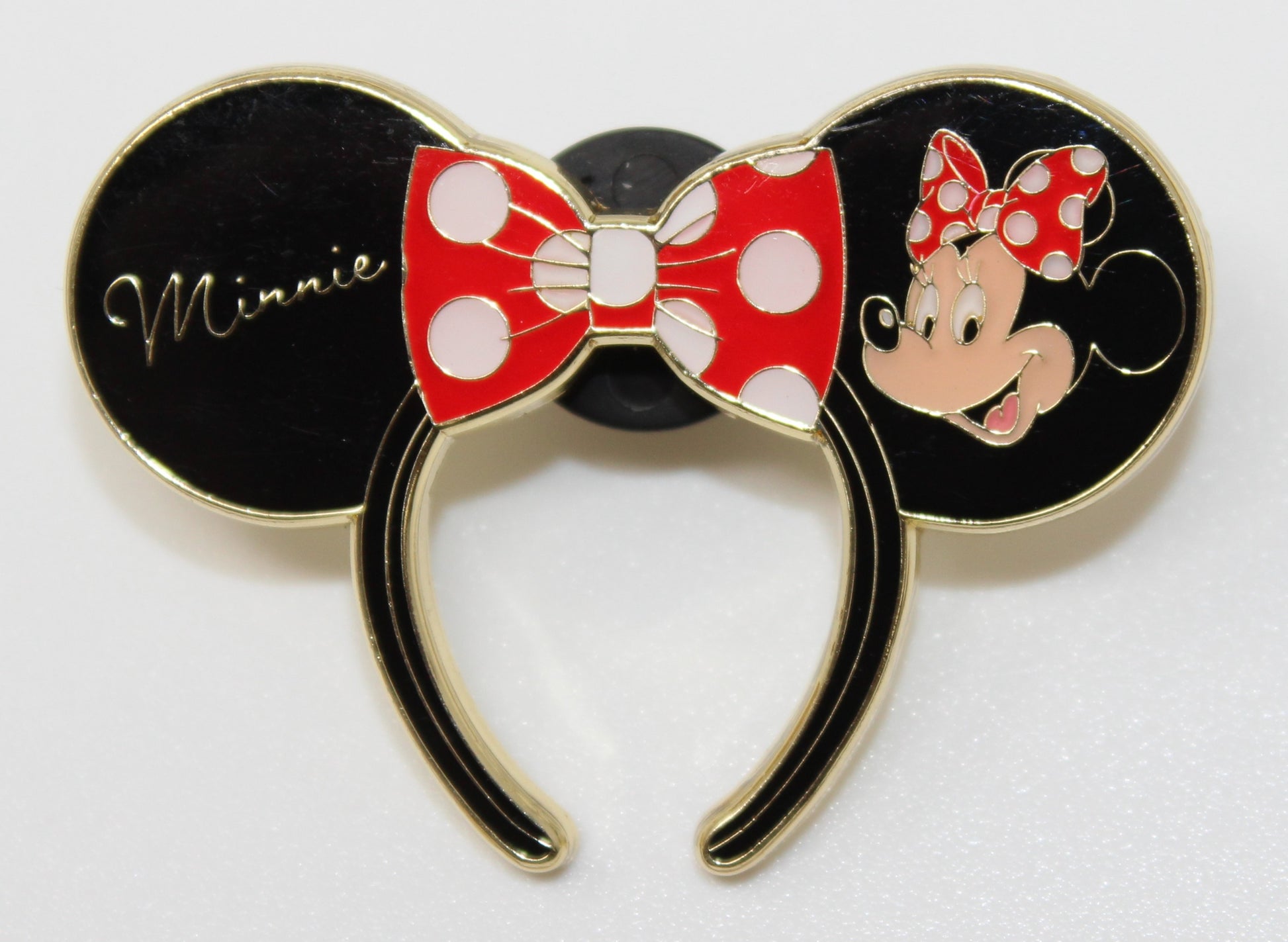 Minnie Mouse Mickey & Friends Signature Mouse Ears Mystery Loungefly Pin