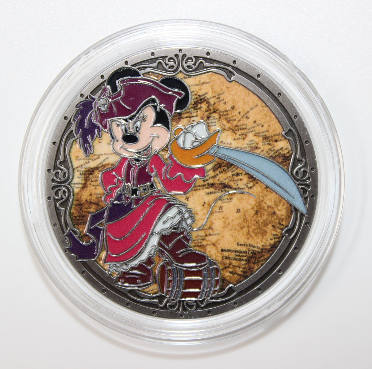 Minnie Mouse Pirates of the Caribbean Disney Medallion