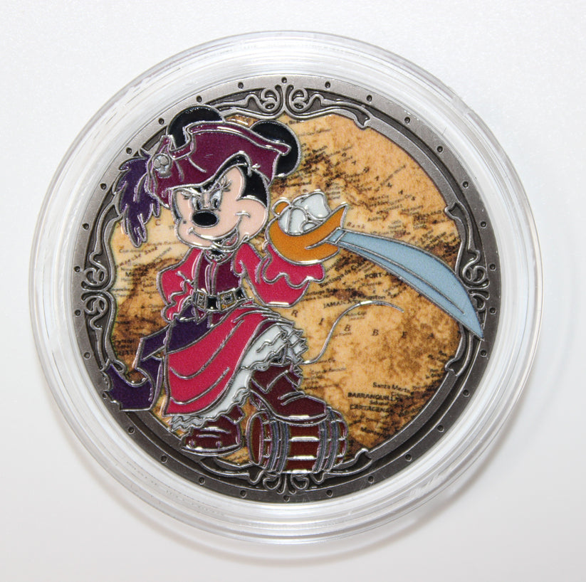 Minnie Mouse Pirates of the Caribbean Disney Medallion – Shopping the Parks