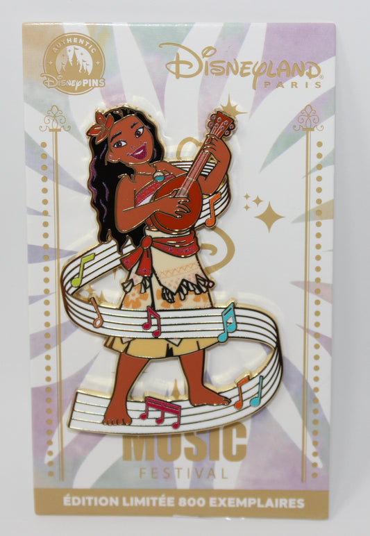 Moana 2025 Music Festival Disneyland Paris Disney Pin 261/800