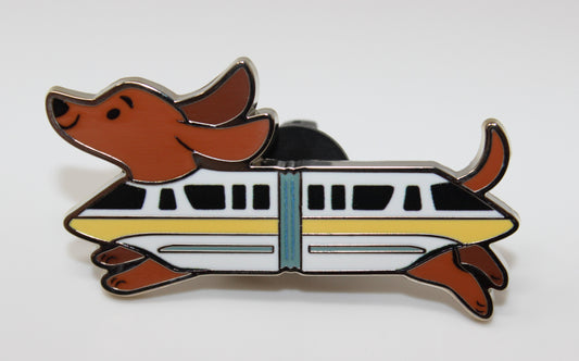 Monorail Dog Dogs & Cats Halloween Mystery Disney Pin