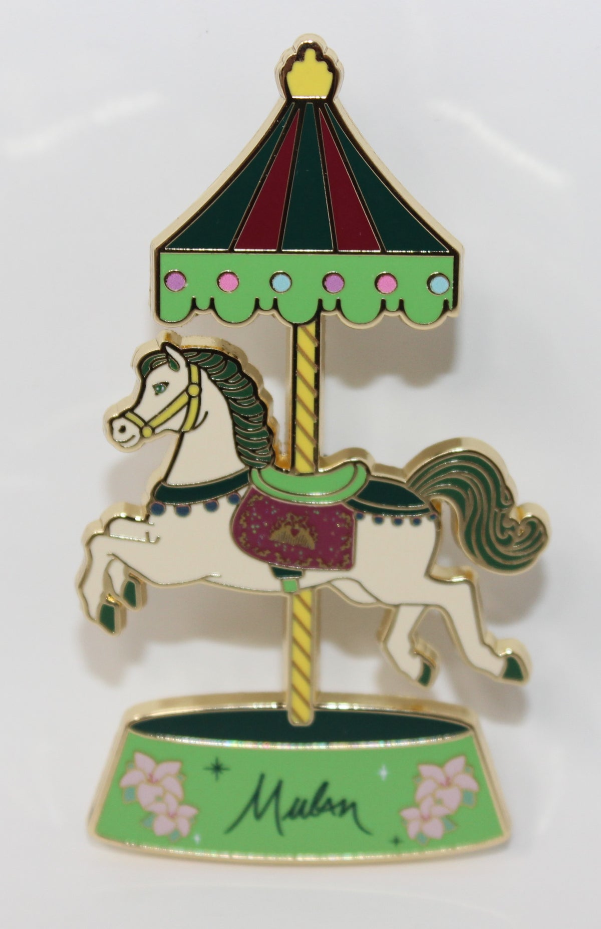 Mulan Disney Princess Royal Carousel Pink a la Mode Mystery Disney Pin