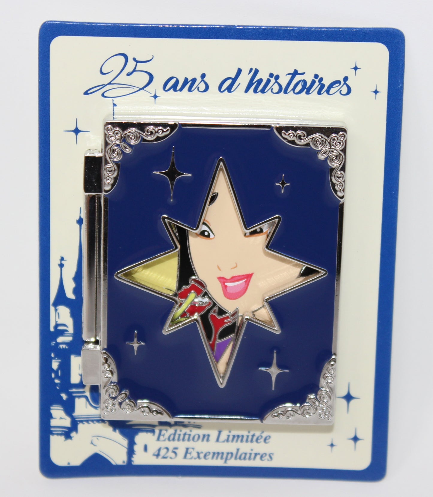 Mulan & Mushu 25 Years of History Disneyland Paris Disney Pin 254/425