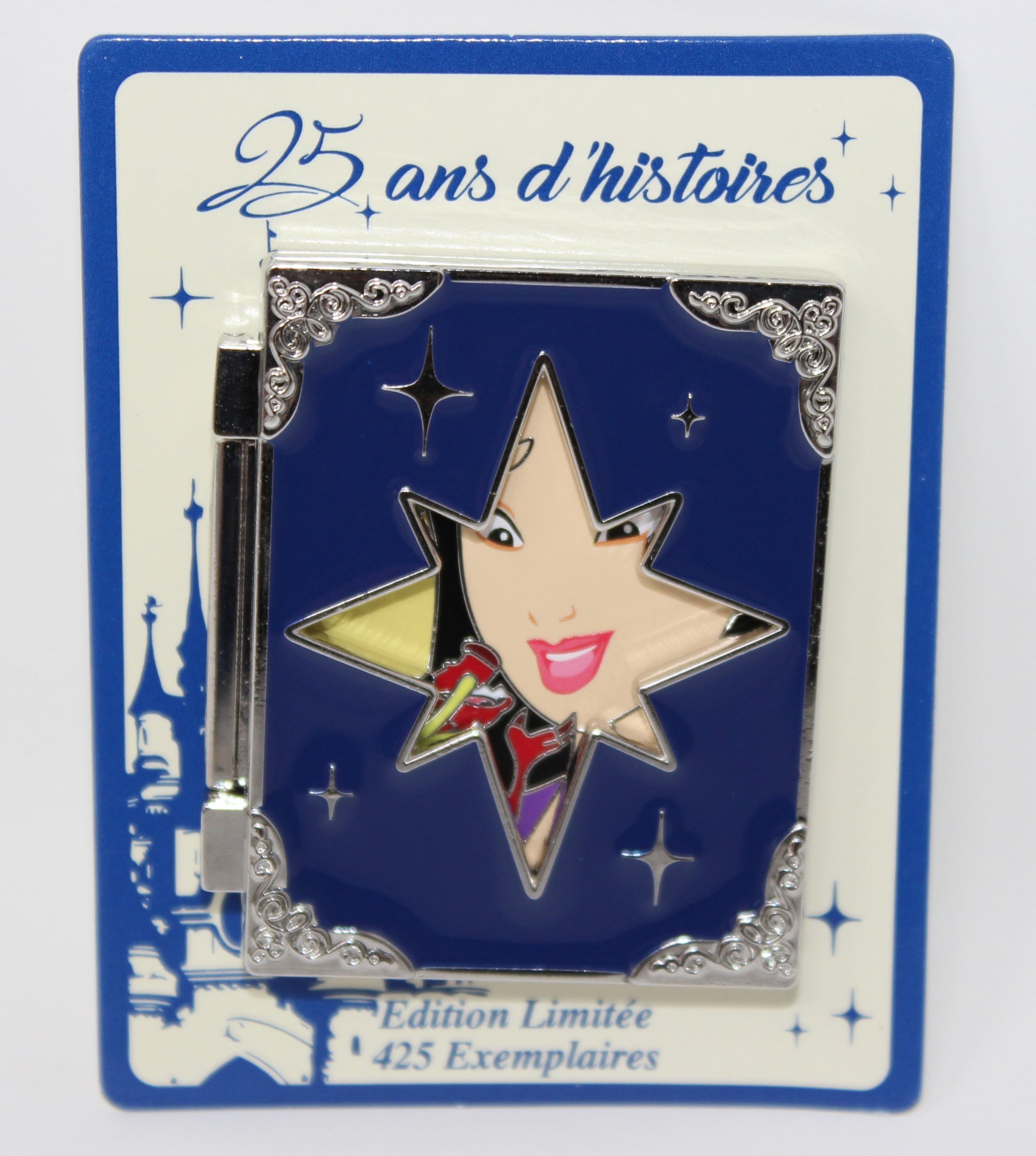 Mulan & Mushu 25 Years of History Disneyland Paris Disney Pin 260/425