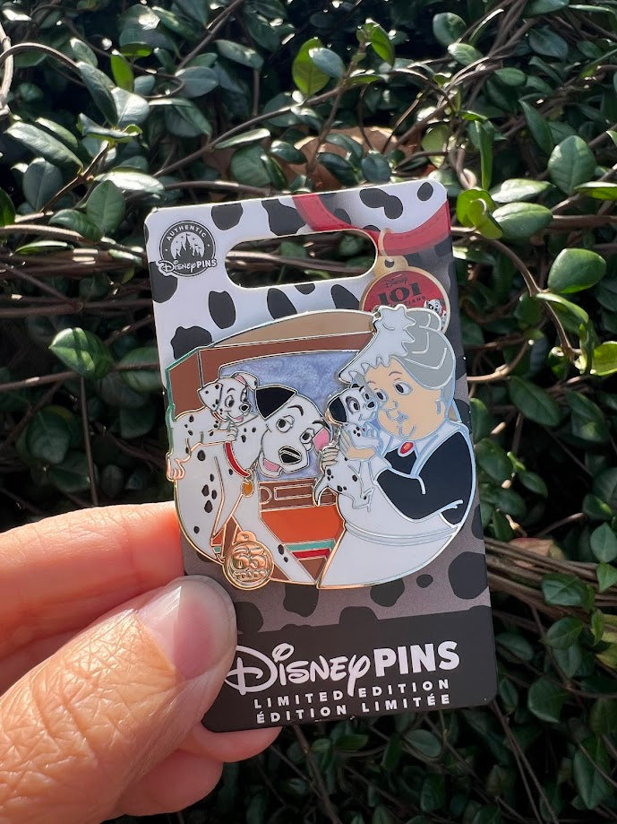 Nanny & Puppies 101 Dalmatians 65th Anniversary Limited Edition Disney Pin