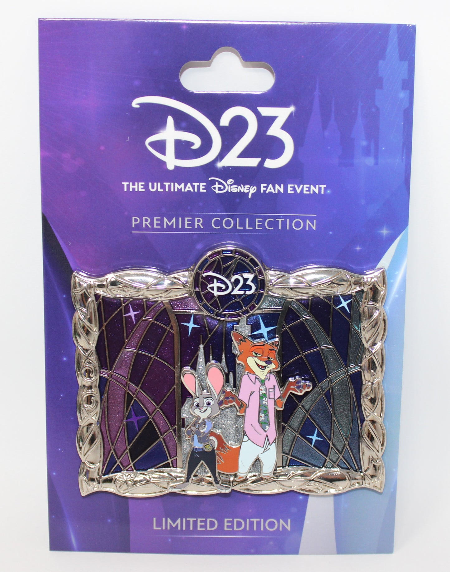 Nick & Judy 2026 D23 Premier Collection Disney Pin