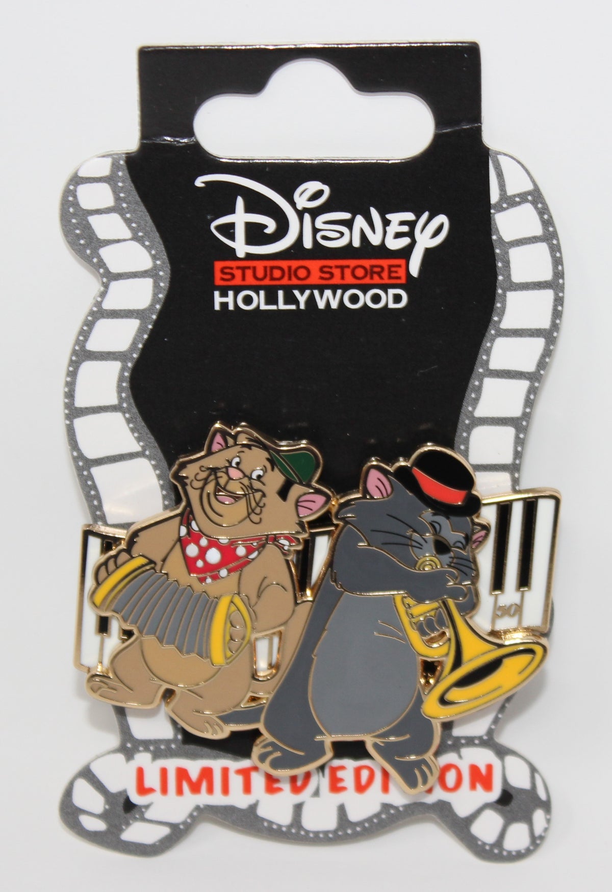 Peppo & Scat Cat Aristocats 50th Anniversary DSSH Disney Pin