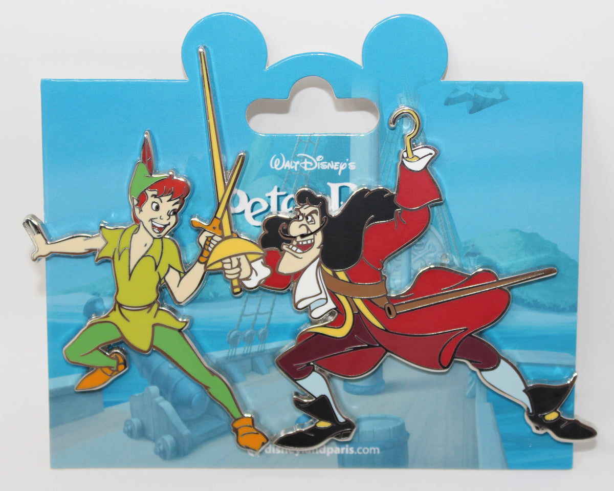 Peter Pan & Captain Hook Disneyland Paris Disney Pin