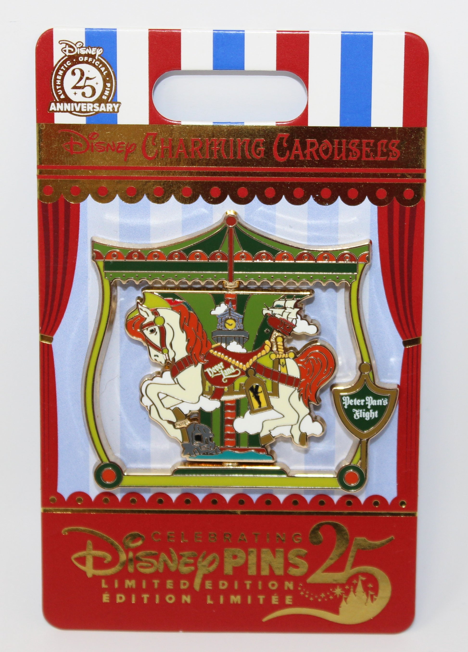 Peter Pan's Flight Charming Carousels Disney Pin